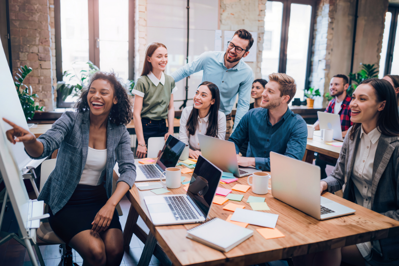 Marketing team planning strategies to drive business growth and customer acquisition